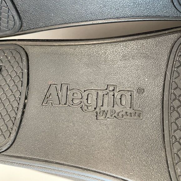 Alegria Paloma Mary Jane Shoes EU41 US 10.511 Rainbow Iridescent Comfort Leather - Picture 12 of 16